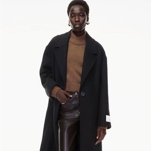 Wilfred Oversized Wool-Cashmere Coat